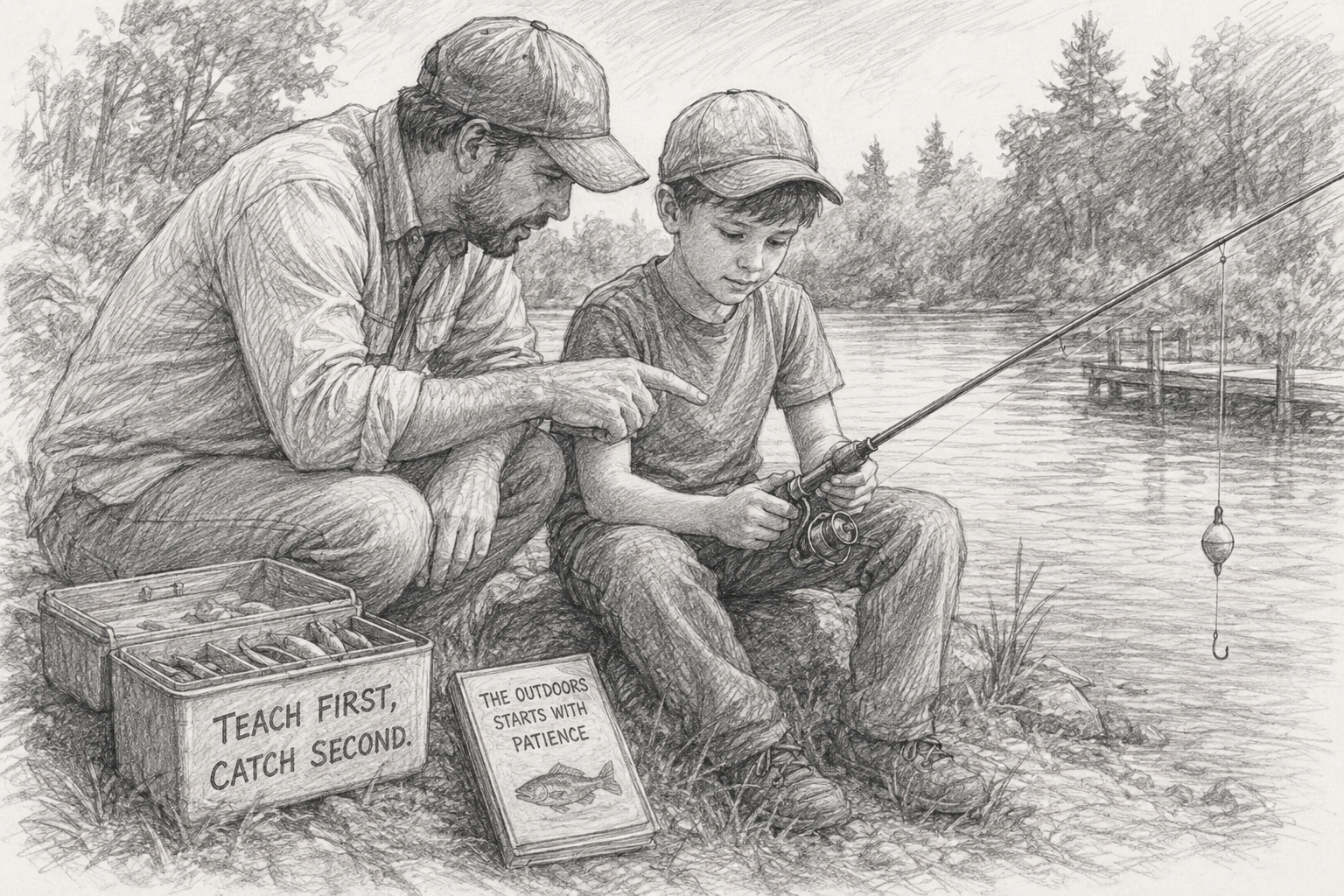Taking a Kid, Friend, or Newcomer Fishing: Teach First, Catch Second
