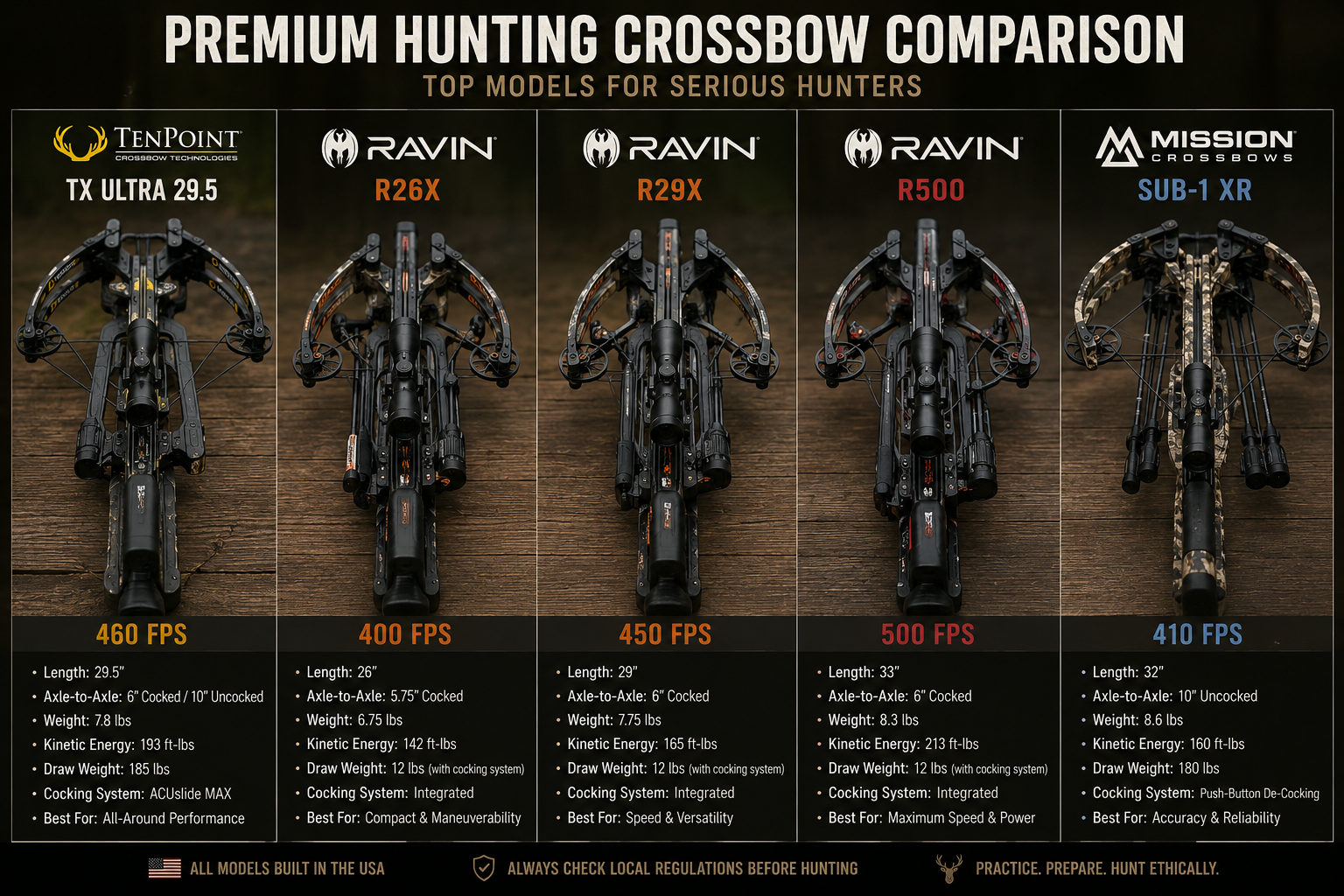 TenPoint vs. Ravin vs. Mission: Which Premium Crossbow Should a Serious Hunter Choose?